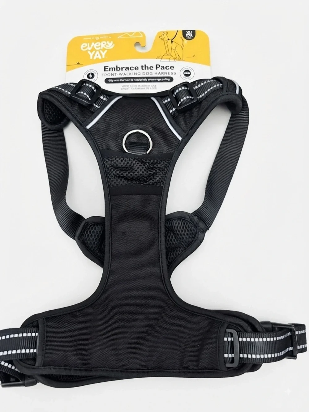 Black Kids Dog Harness – Front-Walking Comfort
